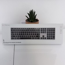 New Satechi Slim X3 Bluetooth Backlit Keyboard for Mac Space Gray ST-BTSX3M picture