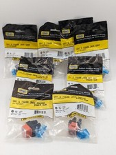 Hubbell Premise Wiring HD58A9 Cat 5 T568B Jack, HD58A7 HD38A4 HD58A6 Misc Lot 8 picture