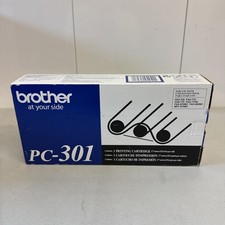 Brother PC-301 Thermal Transfer Printing Cartridge - Black (1 Pack) Brand New picture