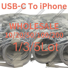 Wholesale Lot USB-C to iPhone Cable PD Fast Charger For iPhone 11 12 13 14 Cord picture