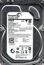 ST4000DM000 P/N: 1F2168-500 F/W: CC52 S/N: Z300 TK 4TB OCT 2013 THAILAND SEAGATE picture