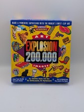 Sealed Art Explosion 200,000 Images Clip Art CD-ROM Software Program 2001 Y2K  picture