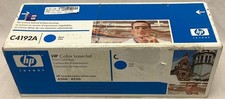 HP C4192A Original Genuine LaserJet Cartridge Cyan Brand New in Box picture