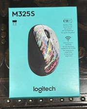 Logitech M325S Wireless Mouse Celebration Black 910-007525 FACTORY SEALED *NEW* picture