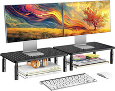 Monitor Stand, 2 Pack, Monitor Riser, 2 Monitor Stand Height Adjustable, Compute picture