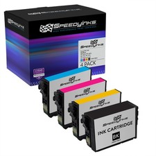 SPEEDYINKS Replacements for Epson 252/254 XL High Yield Ink Cartridges (4-Color picture