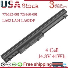 Battery For HP Spare 776622-001 728460-001 752237-001 15-1272wm Laptop LA04 LA03 picture