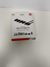 GE Universal USB 2.0 Cable Kit 6 ft for ALL BRANDS 33758 picture