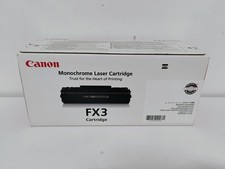 Genuine Canon FX3 Black Toner Cartridge 1557A002 BA New Faxphone L75 L80 CFX-L40 picture