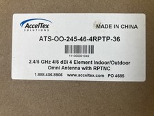 AccelTex ATS-OO-245-46-4RPTP-36 / ATS-01049 2.4/5 GHz 4-Element Omni WiFi Antenn picture