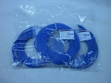 Lot of 3 C2G 25FT Cat6 Blue ethernet cable picture