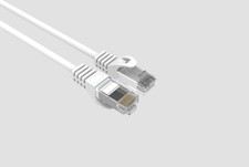 CAT6 Slim Ethernet Patch Cable White 5FT 50 PACK picture