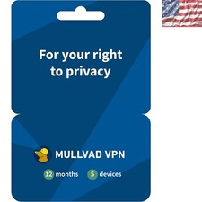 12- VPN Subscription for 5 Devices | Effortless Online Privacy Protection picture