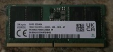 SK Hynix HMCG78AGBSA095N 16GB 1Rx8 PC5-4800B DDR5 SODIMM RAM Memory picture