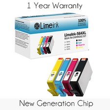 New Gen 4 Pack 564XL Ink Cartridge Set  for HP Photosmart 5515 5520 7510 Printer picture