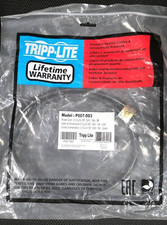 Tripp Lite P007-003 3ft Computer Power Cord Cable 5-15P to C13 Heavy Duty 15A picture