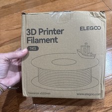 ELEGOO PLA-CF 1.75mm 1KG Carbon Fiber Black 3D Printer Filament Sealed picture