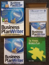Business Plan Writer Deluxe 8.0 2005 (Windows XP) software, complete picture