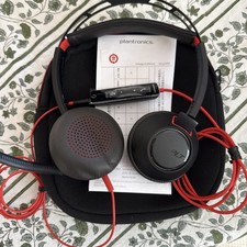 Open box plantronics Blackwire 5220 Poly USB-C 3.5mm Headset 8X231AA with case  picture