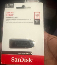 SanDisk Ultra 512GB USB 3.0 Flash Drive 130MB/s Read Black Password Protect picture
