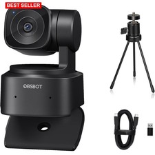Webcam 1080P 100fps AI Tracking Auto Framing 720P 120fps Streams Mini Tripod PTZ picture