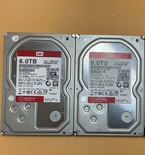 Lot of 2 WD Red Pro 6TB 3.5