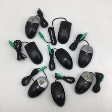 Lot of 8 Vintage PS2 Optical Mice 6x HP 2x WYSE picture