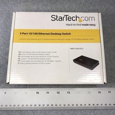 StarTech 5-Port 10/100Mbps Ethernet Desktop RJ45 Switch Fast DS51072 Boxed NEW picture