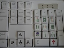 Mahjong Tile LED keyboard picture