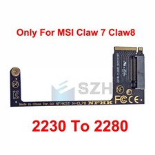 For MSI Claw 8 AI Claw7 SSD Adapter Handheld Conversion 2230 to 2280 4/8T M2 SSD picture