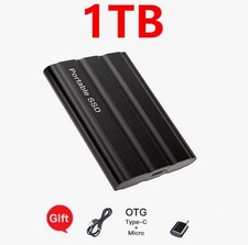 External SSD 1TB Portable Hard Drive USB 3.0 Type-C High Speed PC Mac picture