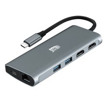 Adesso AUH-4040 4-Port USB-C Hub Ultra Slim Portable Multiport Adapter PC Mac picture