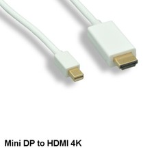 Kentek 15 ft Mini DisplayPort 1.2a Male to HDMI 1.4b Male Cable Ultra HD 4K 3D picture