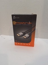 j5create 8K DisplayPort™ Cable 6.6ft (2m) – DP 1.4 – New Open Box – Model JDC733 picture