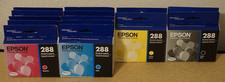 14x Genuine OEM Epson Ink Cartridges 288 5x Cyan 5x Magenta 2x Yellow 2x Black picture