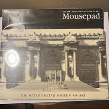 Metropolitan Museum of Art Mouse Pad NYC Building Facade Sepia 10x6.5in Sealed picture