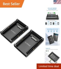 2Packs] 2.5 SSD SATA to 3.5 Hard Drive Adapter Internal Drive Bay Converter M... picture