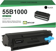 55B1000 Black Toner Cartridge with Chip  for Lexmark MS331dn, MX331adn Series picture