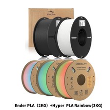Creality Hyper PLA Rainbow 3D Printer Filament(3KG)+Ender PLA 3D Filament（2KG） picture