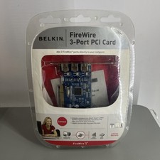New Belkin Firewire 3 Port PCI Card PCI Camera Interface N10117 picture