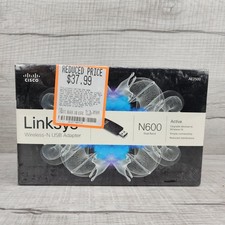 Linksys AE2500 Wireless-N USB Adapter - N600 Dual Band AE2500-NP NOS Sealed picture