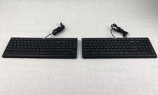 Lot of 2 Acer KB69211 USB Wired Slim Office Home Keyboard - Black picture