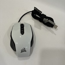 Corsair M65 Pro Gaming Mouse 12000 DPI Optical Tunable Backlit RGB LED WHITE picture