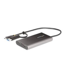 New NIB Startech USB-C -x2 HDMI Adapter & PD Pass Thru 100W M1 M2 M3 Compatible picture