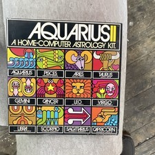 Aquarius II Home-Computer Astrology Kit Vintage MPN 178/1178-1000 picture