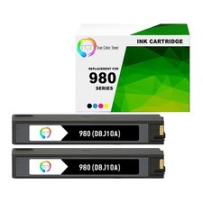 2Pk TCT Compatible For HP 980 (D8J10A) Black OfficeJet X555dn X555xh M585z Ink picture