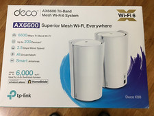 TP-Link X90 (AX6600) Deco Tri-Band WiFi 6 Mesh System- Covers up to 6000 picture