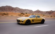 Cars amg vehicles wheels sports luxury sport on the road Desk Mat Stitched picture