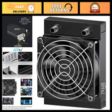80mm Water Cooling Radiator - 8 Pipe Aluminum Heat Exchanger for CPU PC Liquid C picture