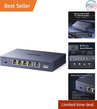2.5Gb Switch, 6-Port Ethernet Switch, 5 x 2.5Gb + 1 x 10Gb SFP+ picture